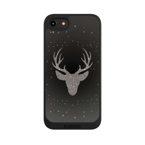 Apple iPhone 7 NIVOpure Hirsch Glitzer Look