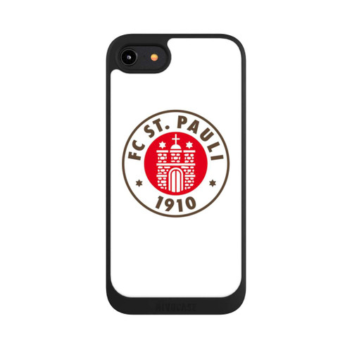 Apple iPhone 7 NIVOpure FC St.Pauli Logo Weiss