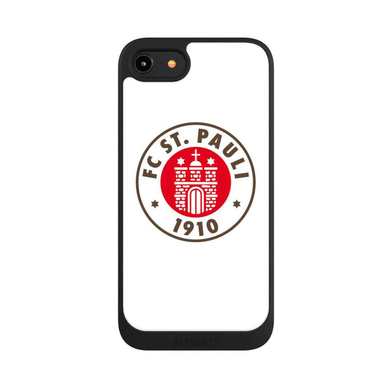 iPhone 7 NIVOpure FC St.Pauli Logo Weiss