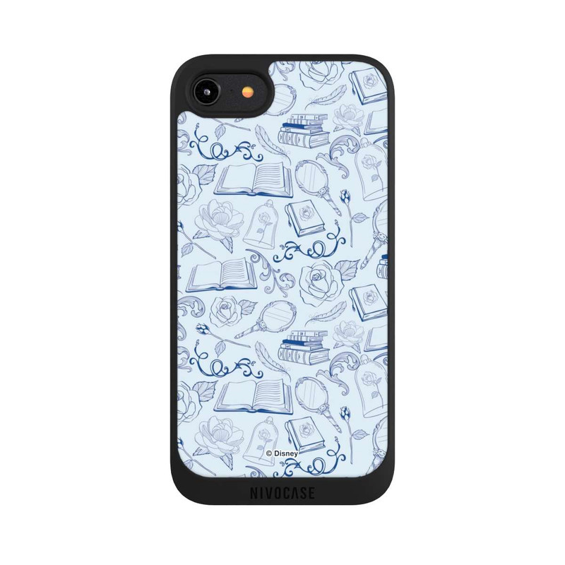 iPhone 7 NIVOpure Beauty and Beast Pattern Blue
