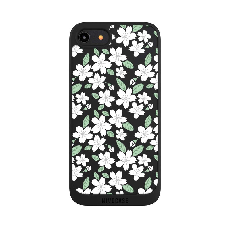 iPhone 7 NIVOpure White Flowers transparent
