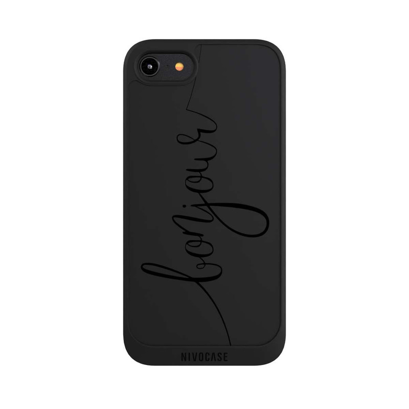 iPhone 7 NIVOpure Bonjour Schwarz ohne Hintergrund