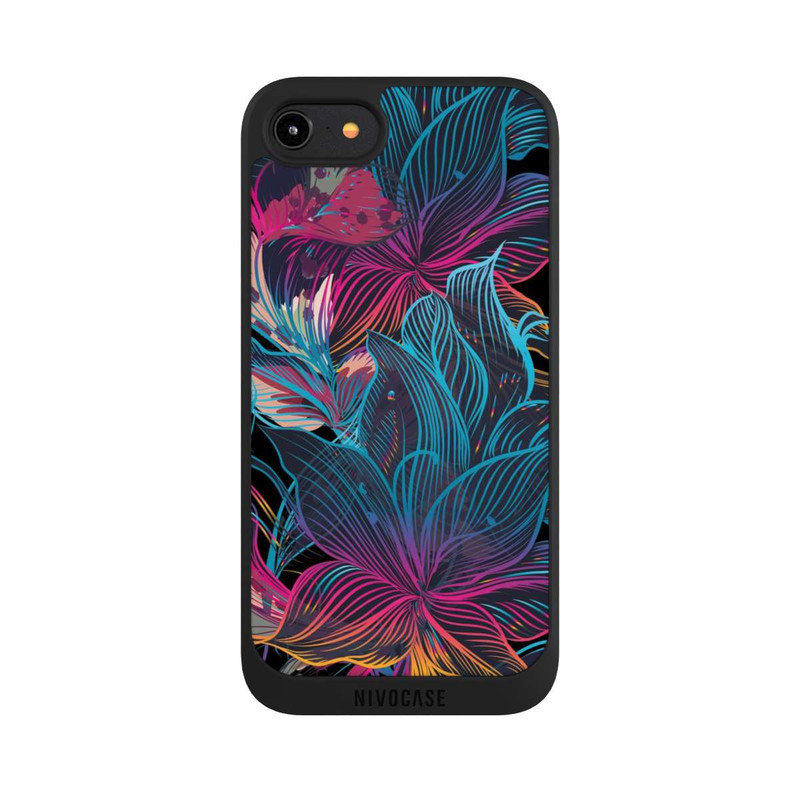 iPhone 7 NIVOpure Le pouvoir des fleurs néon