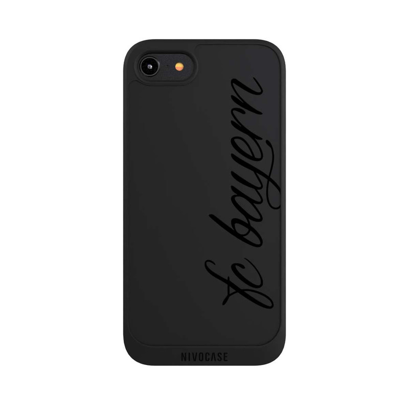 iPhone 7 NIVOpure Schwarzes FCB Girlmotiv - ohne Hintergrund