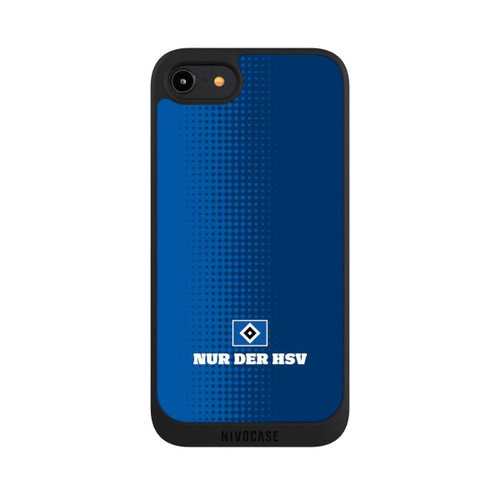 Apple iPhone 7 NIVOpure Nur der HSV - Rautenraster Blau