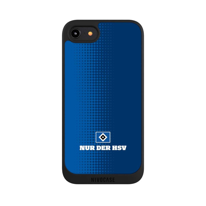 iPhone 7 NIVOpure Nur der HSV - Rautenraster Blau