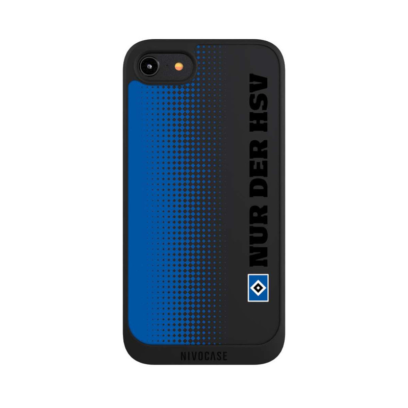 iPhone 7 NIVOpure Nur der HSV - Rautenraster Blau - ohne Hintergrund