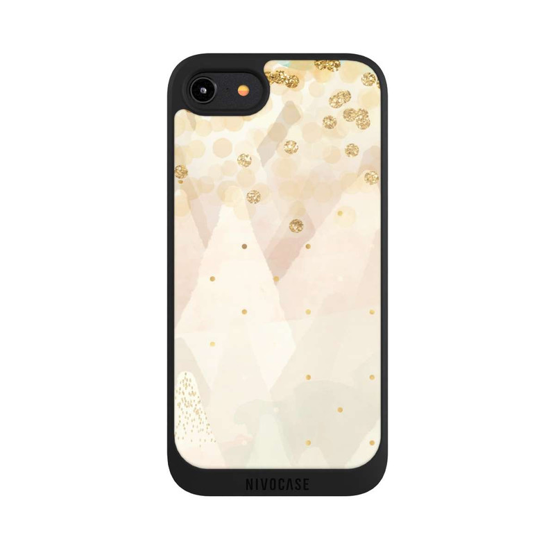 iPhone 7 NIVOpure Goldglitzer Schneelook