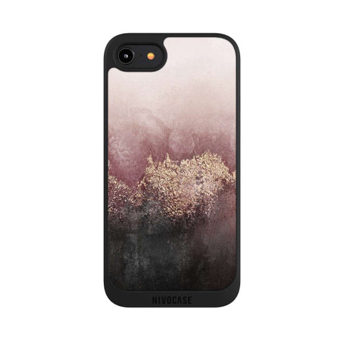Apple iPhone 7 NIVOpure Pink Sky Dust Gold Print