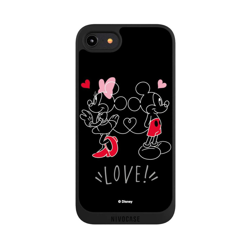 iPhone 7 NIVOpure Souris amoureuse noire