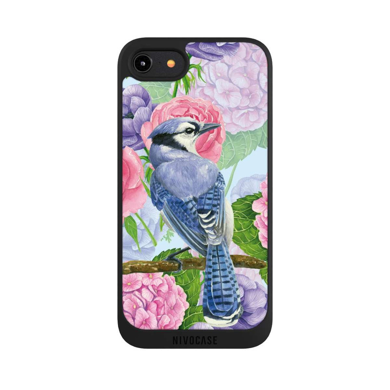 iPhone 7 NIVOpure Blue Jay & Flowers