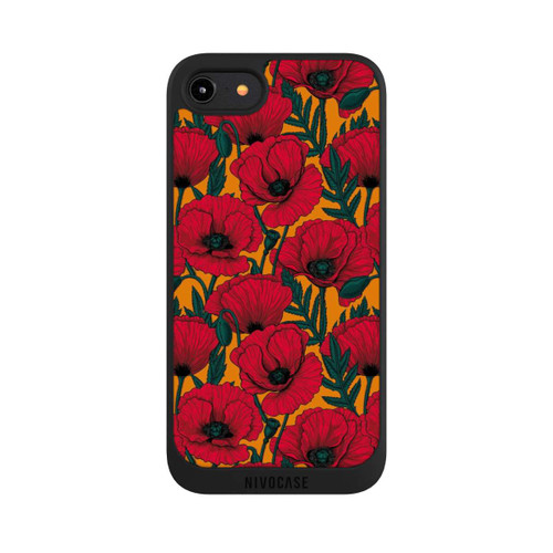 Apple iPhone 7 NIVOpure Mohnblumen 1