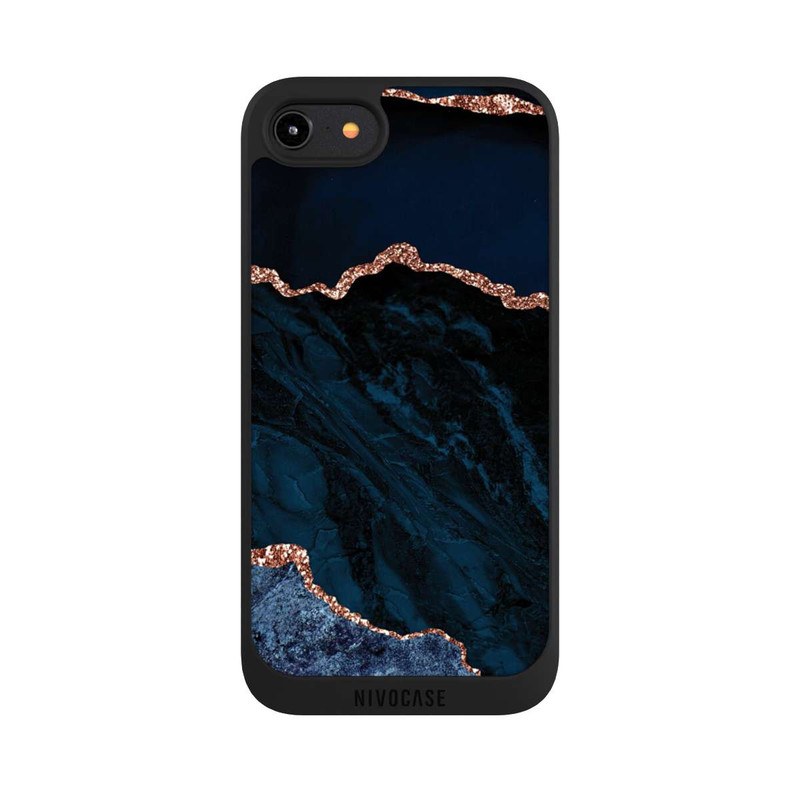 iPhone 7 NIVOpure Nacht Blau Marmor Landschaft