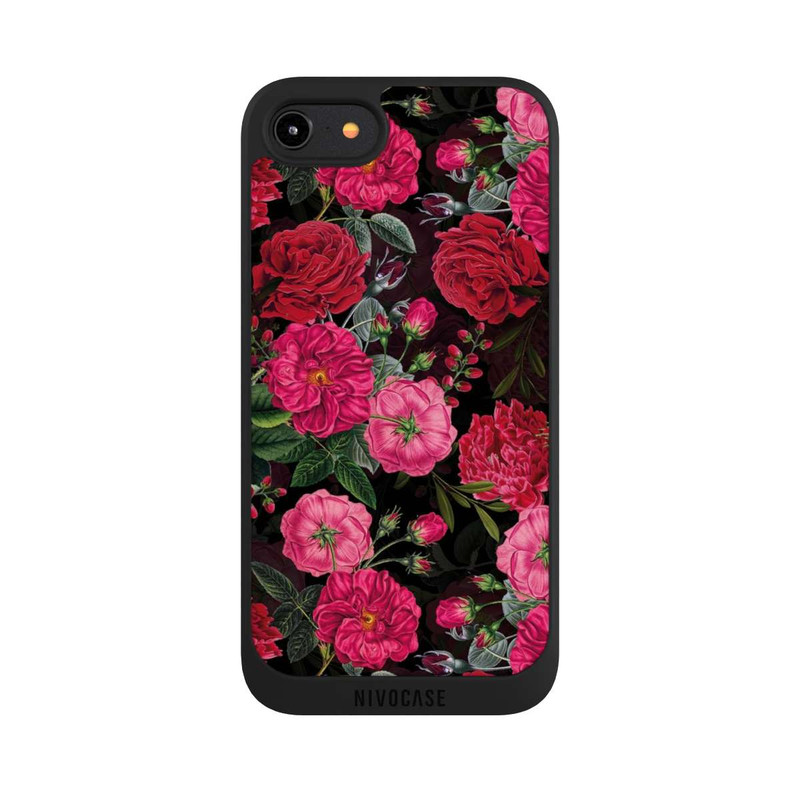 iPhone 7 NIVOpure Fleurs Roses et Rouges