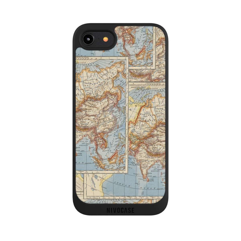 iPhone 7 NIVOpure Weltkarte Vintage