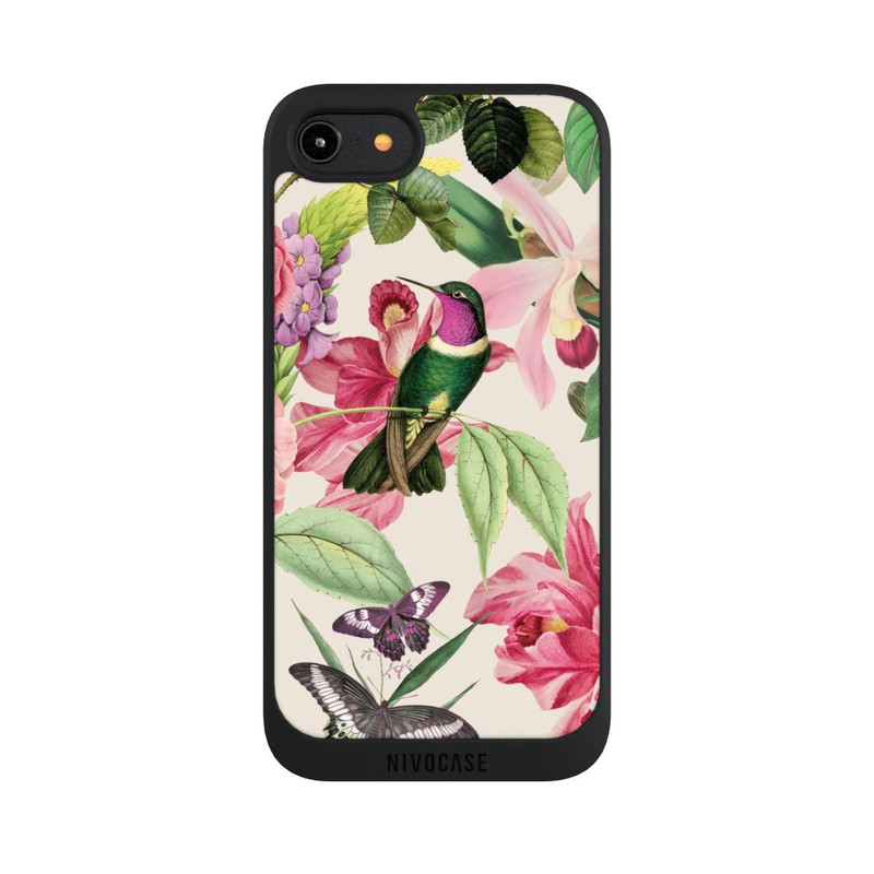 iPhone 7 NIVOpure Kolibris und Rosen