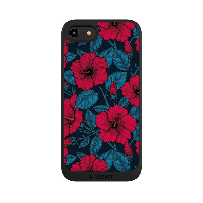 iPhone 7 NIVOpure Roter Hibiskus