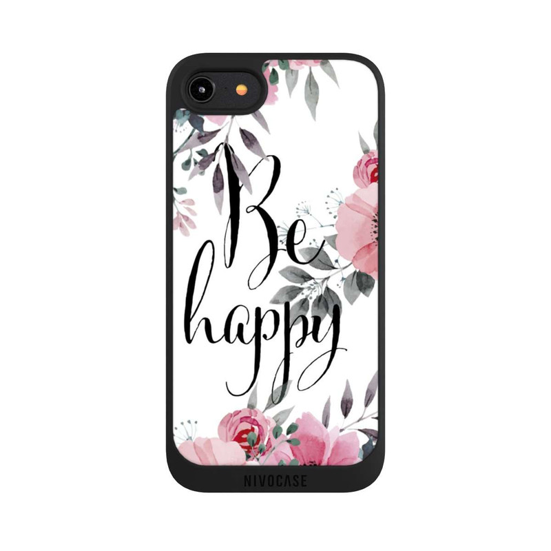 iPhone 7 NIVOpure Be Happy Blumen