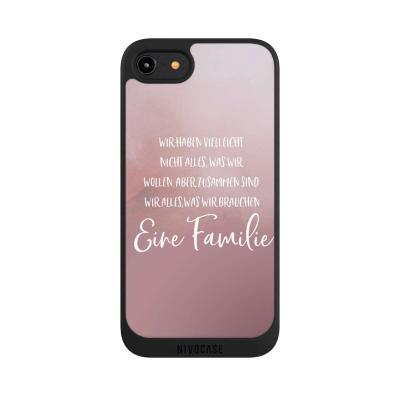 iPhone 7 NIVOpure Eine Familie Altrosa