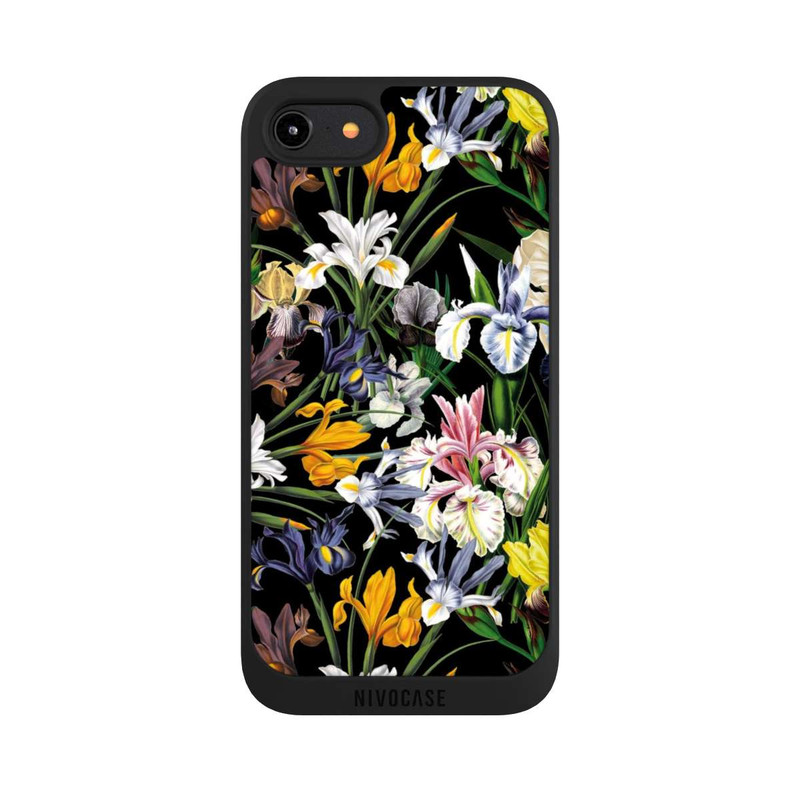 iPhone 7 NIVOpure Dunkle Wildblumentapete