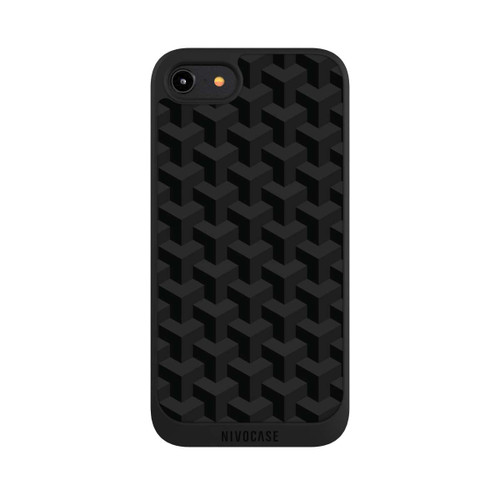 Apple iPhone 7 NIVOpure Black Isometric Pattern