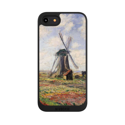 Apple iPhone 7 NIVOpure Tulip Fields with the Rijnsburg Windmil by Claude Monet