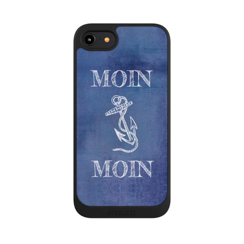 Apple iPhone 7 NIVOpure Moin Anker grunge blau