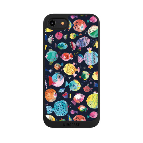 Apple iPhone 7 NIVOpure Strandkugelfische Kinder Marineblau