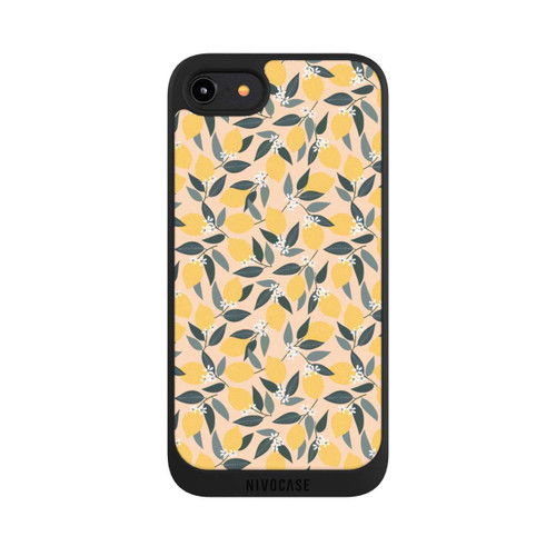 Apple iPhone 7 NIVOpure Rosa Zitronen-Muster