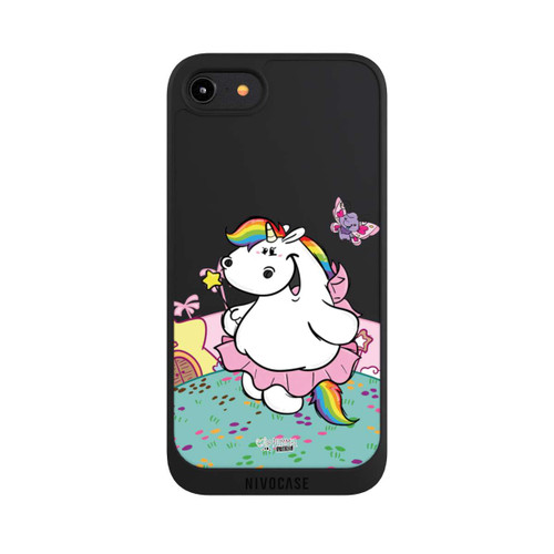 Apple iPhone 7 NIVOpure Glitzerglimmerstadt Transparent