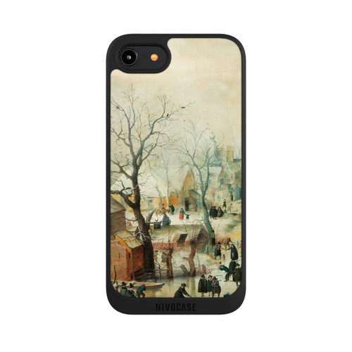Apple iPhone 7 NIVOpure Winterlandschaft mit Schlittschuhläufern - Hendrick Avercamp
