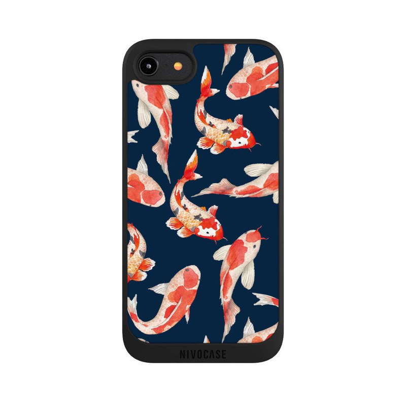 iPhone 7 NIVOpure Koi auf blauem Hintergrund