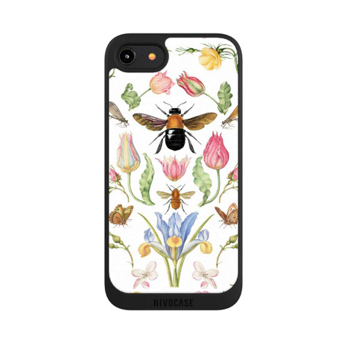 Apple iPhone 7 NIVOpure Wildblumen mit Biene weiß
