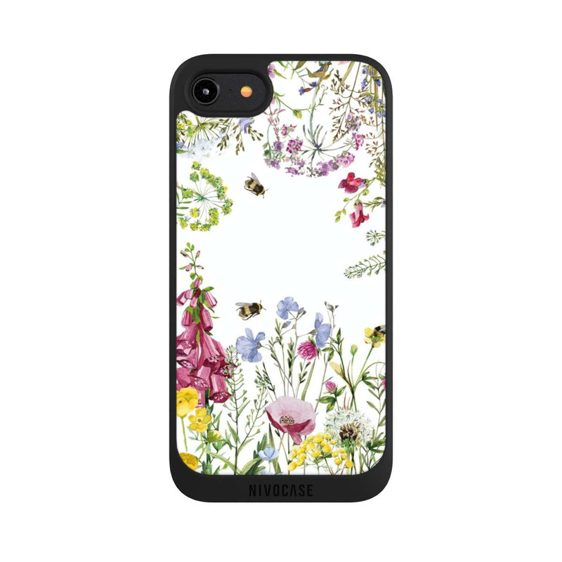 iPhone 7 NIVOpure Cadre de fleurs sauvages des prés d'été