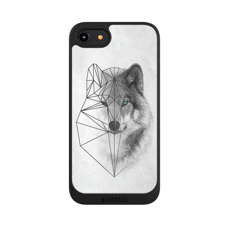 iPhone 7 NIVOpure Polygonaler Wolf
