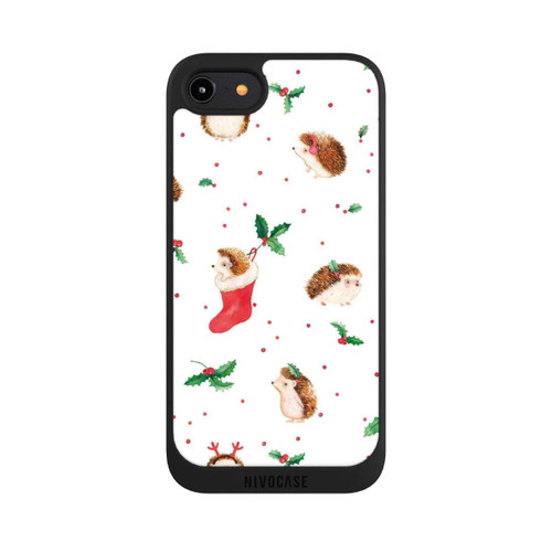 Apple iPhone 7 NIVOpure Christmas Cute Hedgehog
