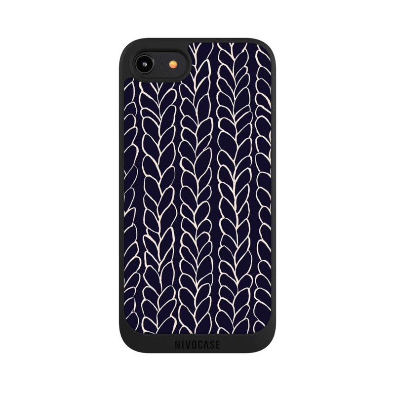 iPhone 7 NIVOpure Tresses En Laine Dessins Marine