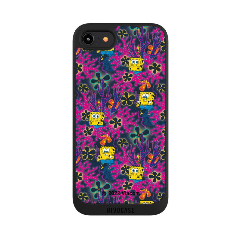 iPhone 7 NIVOpure Spongebob - Coral Muster