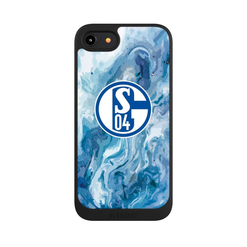iPhone 7 NIVOpure Schalke 04 Flüssig Blau