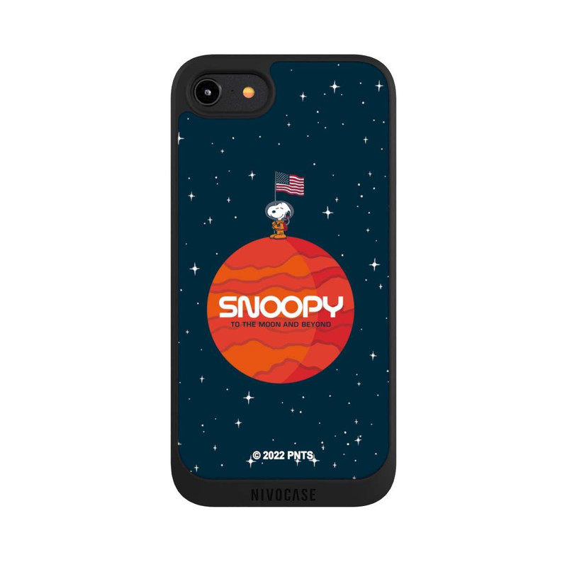 iPhone 7 NIVOpure Snoopy Voyageur de l'espace Orange