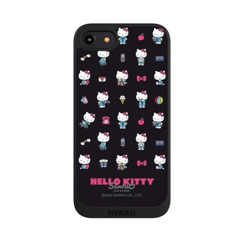 Apple iPhone 7 NIVOpure Hello Kitty 90s Schwarz