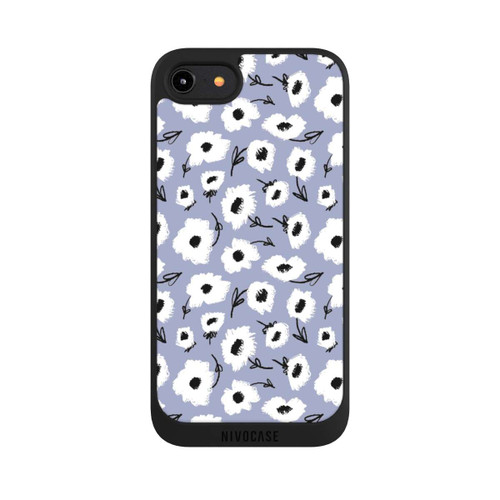 Apple iPhone 7 NIVOpure Pattern Fleurs Lilas