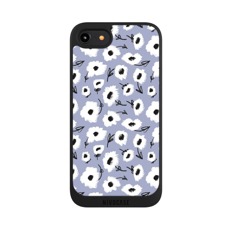 iPhone 7 NIVOpure Flower Pattern Lila