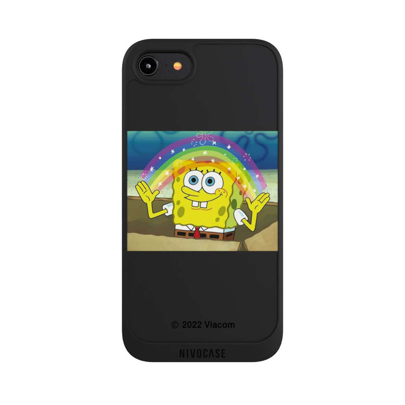 iPhone 7 NIVOpure Spongebob - Rainbow Meme transparent