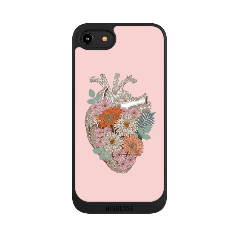iPhone 7 NIVOpure Cœur Fleuri Vintage