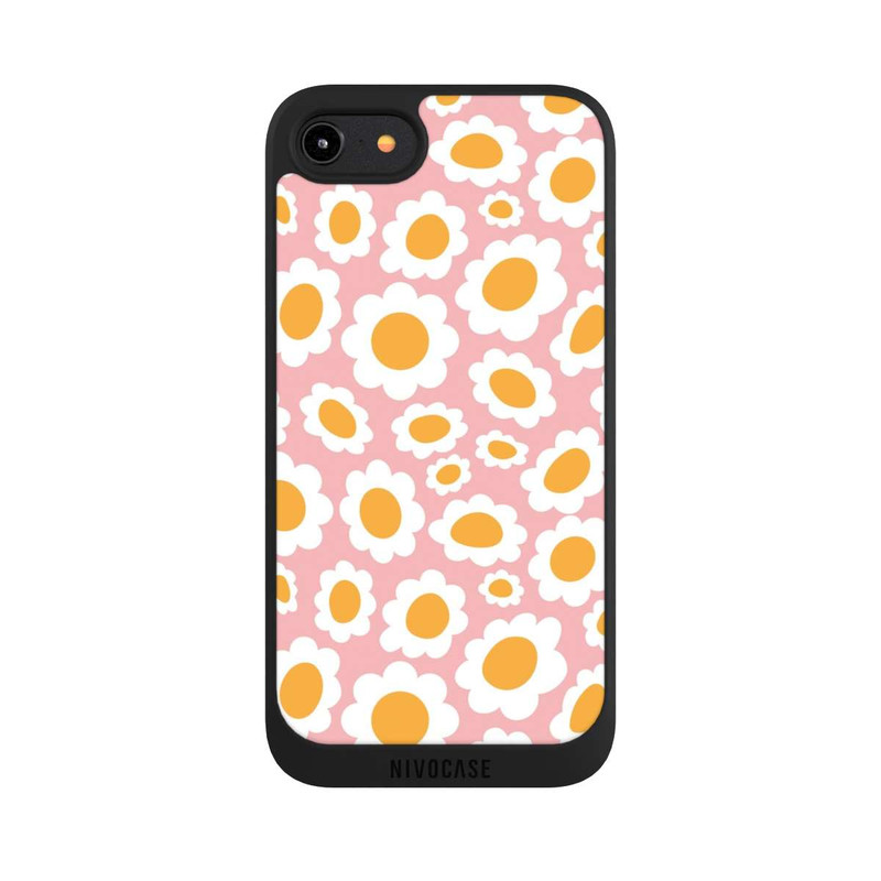 iPhone 7 NIVOpure Vintage Gänseblümchen Rosa