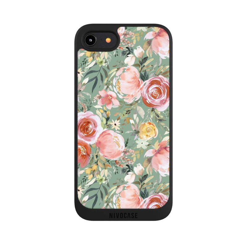 iPhone 7 NIVOpure Pastellfarbener Pfingstrosenstrauß
