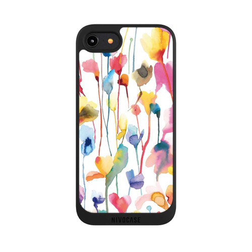 Apple iPhone 7 NIVOpure Aquarell Wildblumen bunt