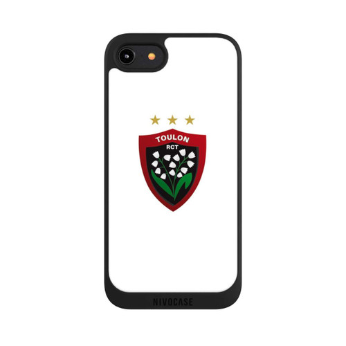 Apple iPhone 7 NIVOpure Logo RC Toulonnais Blanc