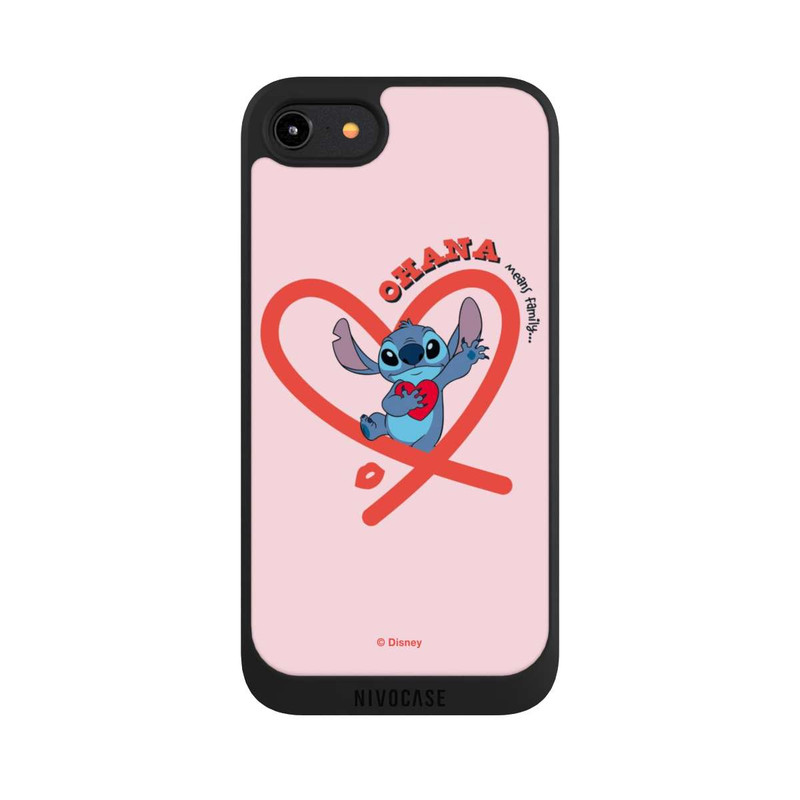 iPhone 7 NIVOpure Stitch Ohana Pink Heart
